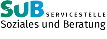 Wortbildmarke Servicestelle Soziales und Beratung