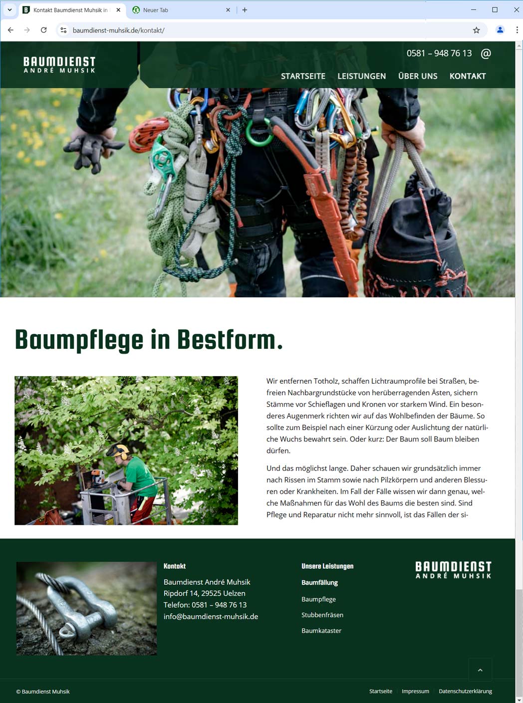 Webdesign Hamburg - Landingpage