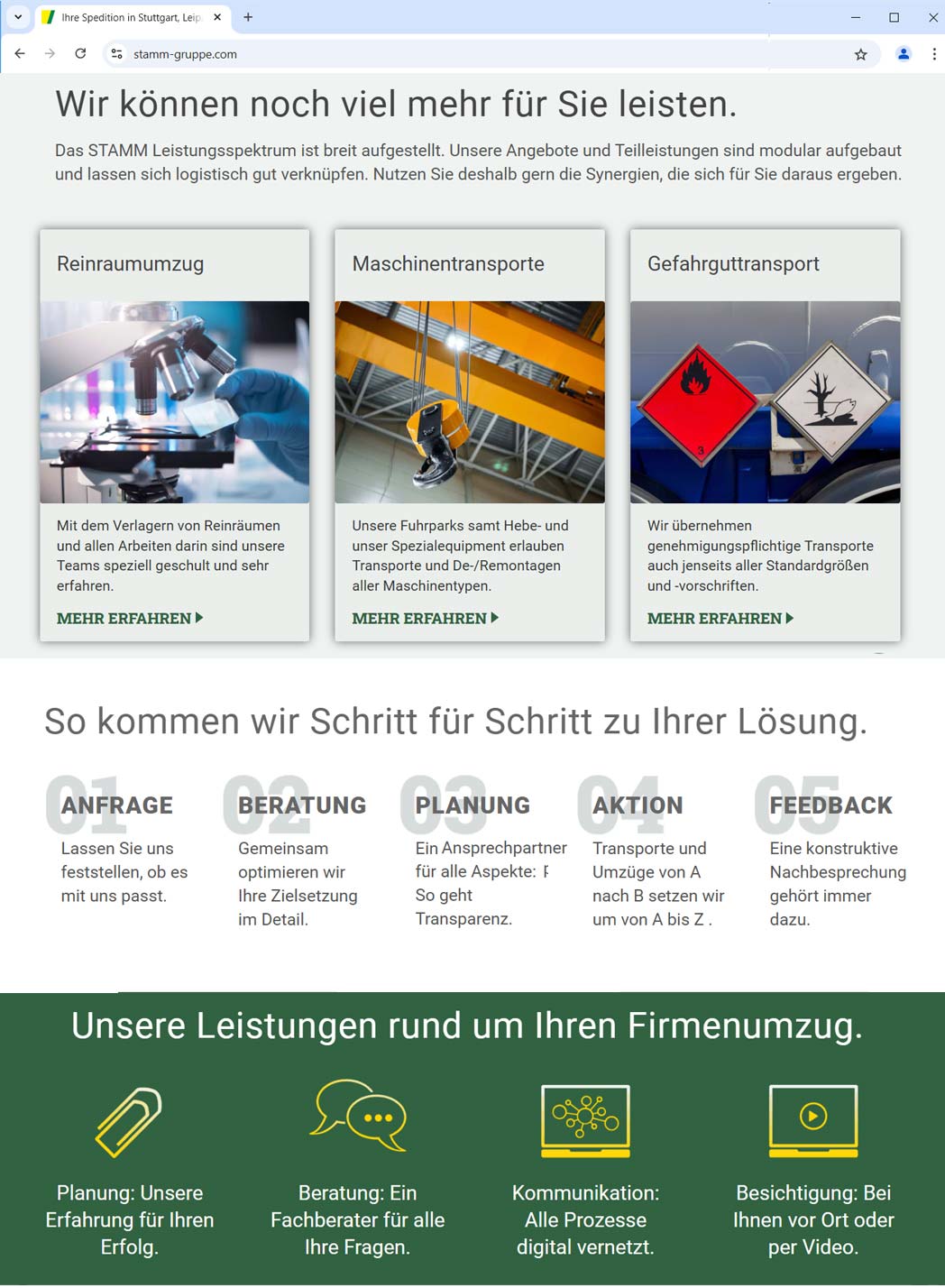 Webdesign Hamburg - Landingpage