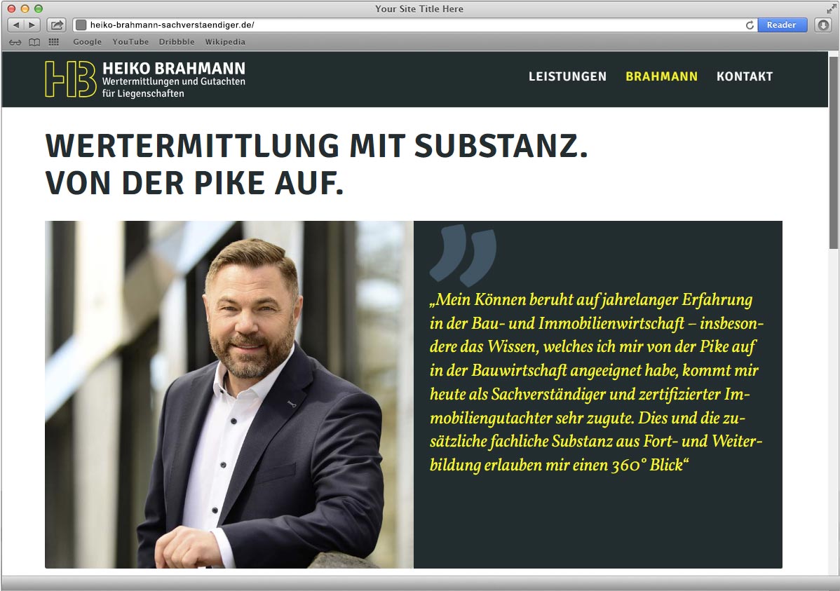 Website Heiko Brahmann